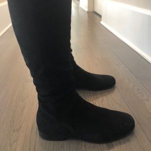 Suede over the knee boots